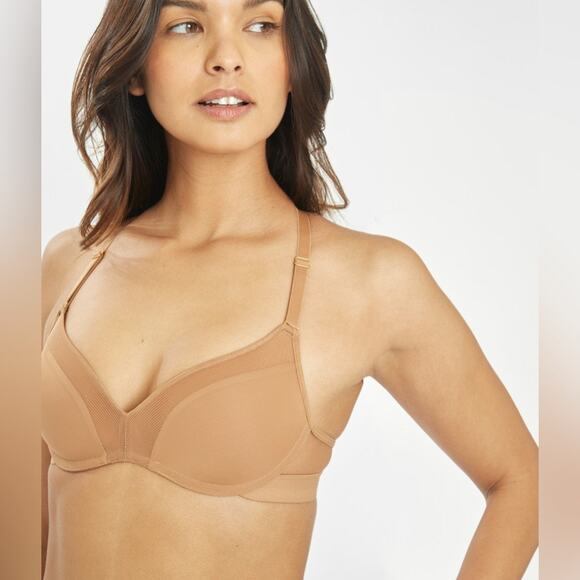 Lively Tan No-Wire Push-Up Bra Warm Oak 34DD NWT - Picture 1 of 9